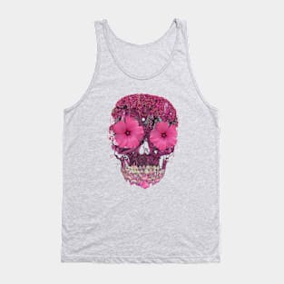 pink skull Tank Top